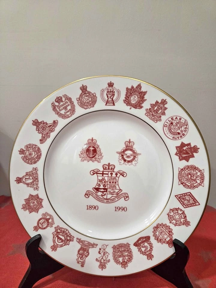 Coalport Royal Canadian Military Institute Centenary Plate