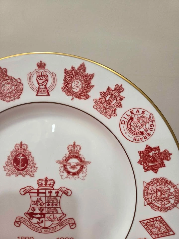 Coalport Royal Canadian Military Institute Centenary Plate - photo 4