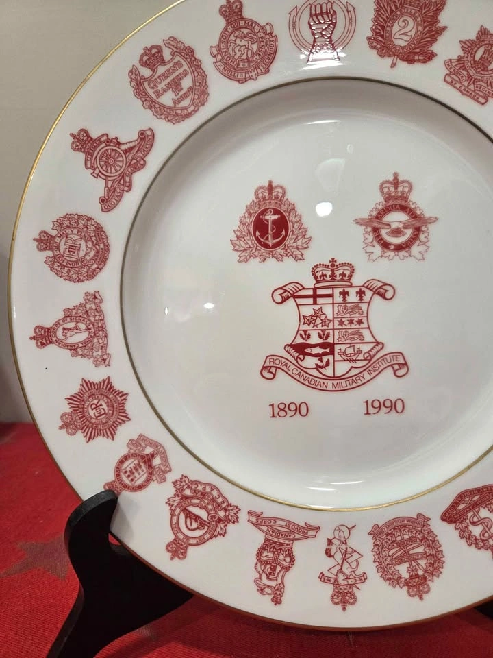 Coalport Royal Canadian Military Institute Centenary Plate - photo 5