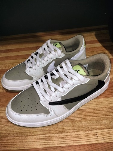 Size 10.5 - Travis Scott x Air Jordan 1 Retro Low Medium Olive