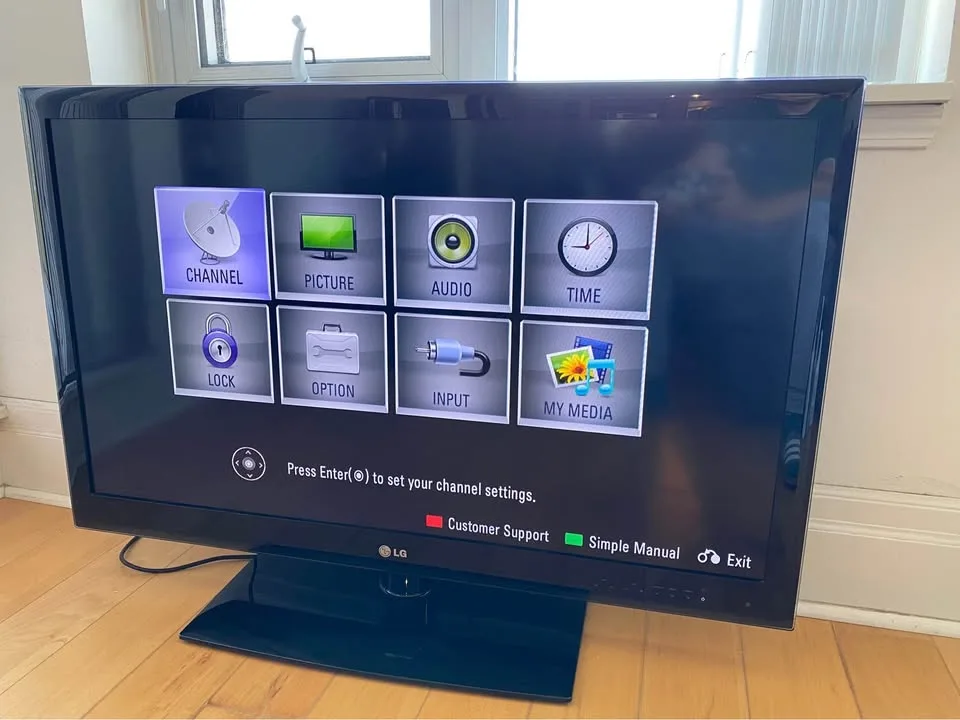 LG 42” inch Full HD 1080P LED TV image indicator(2)