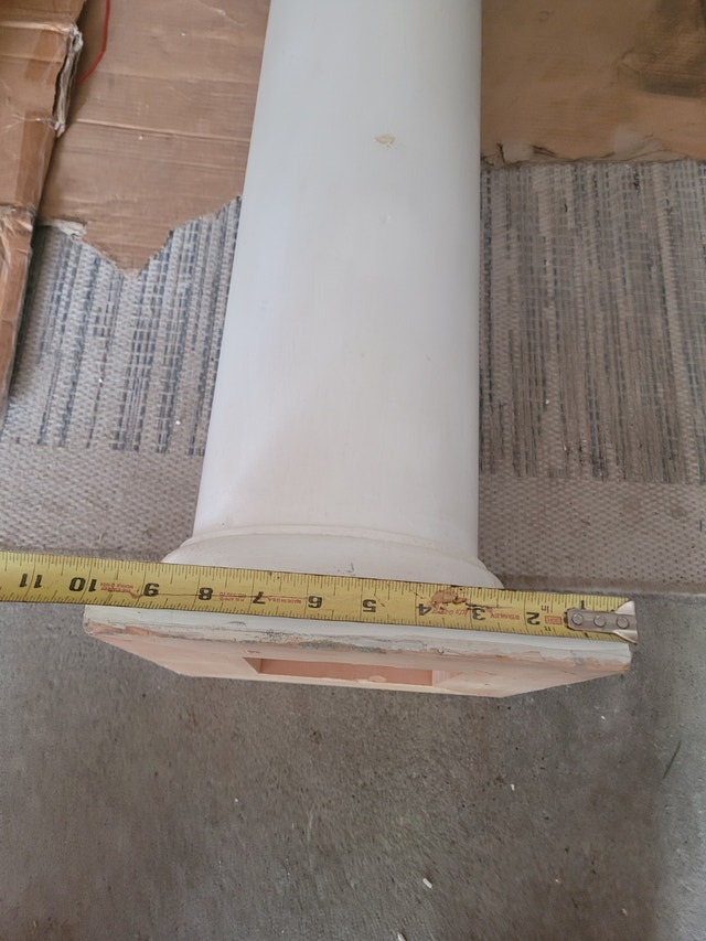 4 X Tuscan Wood Columns (8") with Caps & Bases - photo 3