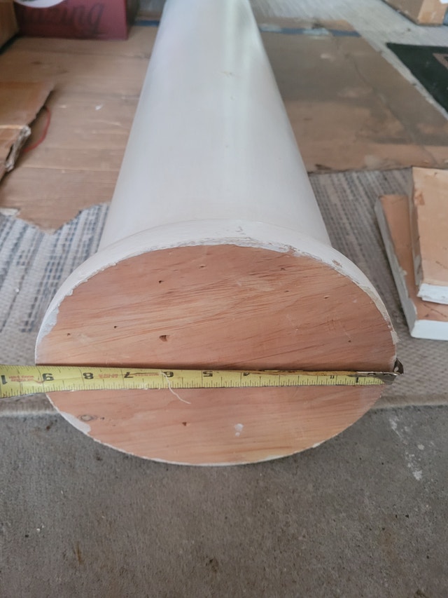 4 X Tuscan Wood Columns (8") with Caps & Bases - photo 4