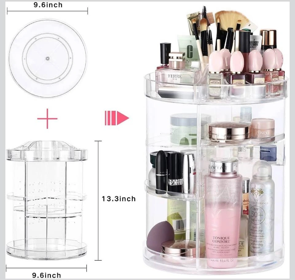 COOLBEAR 360 Degree Rotating Makeup Organizer - photo 2