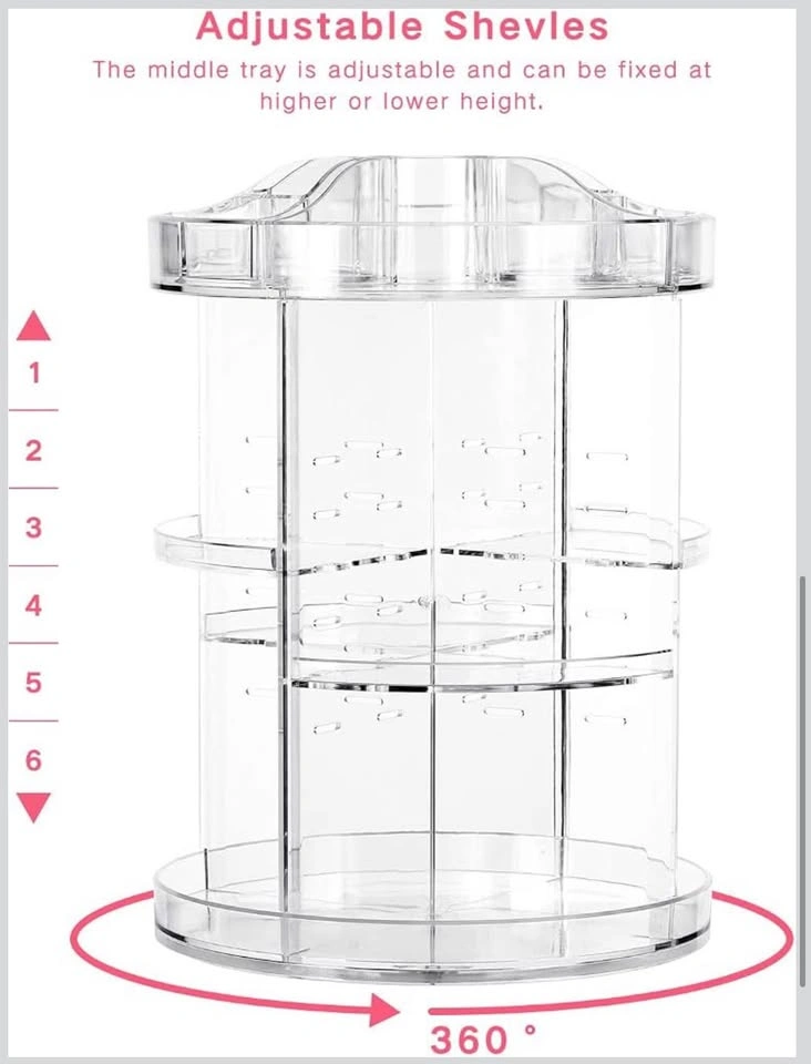 COOLBEAR 360 Degree Rotating Makeup Organizer - photo 3