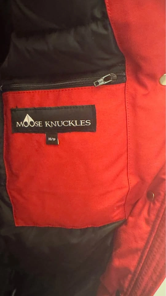Authentic Moose Knuckles Original Stirling Parka (Red / Size XS) - photo 3