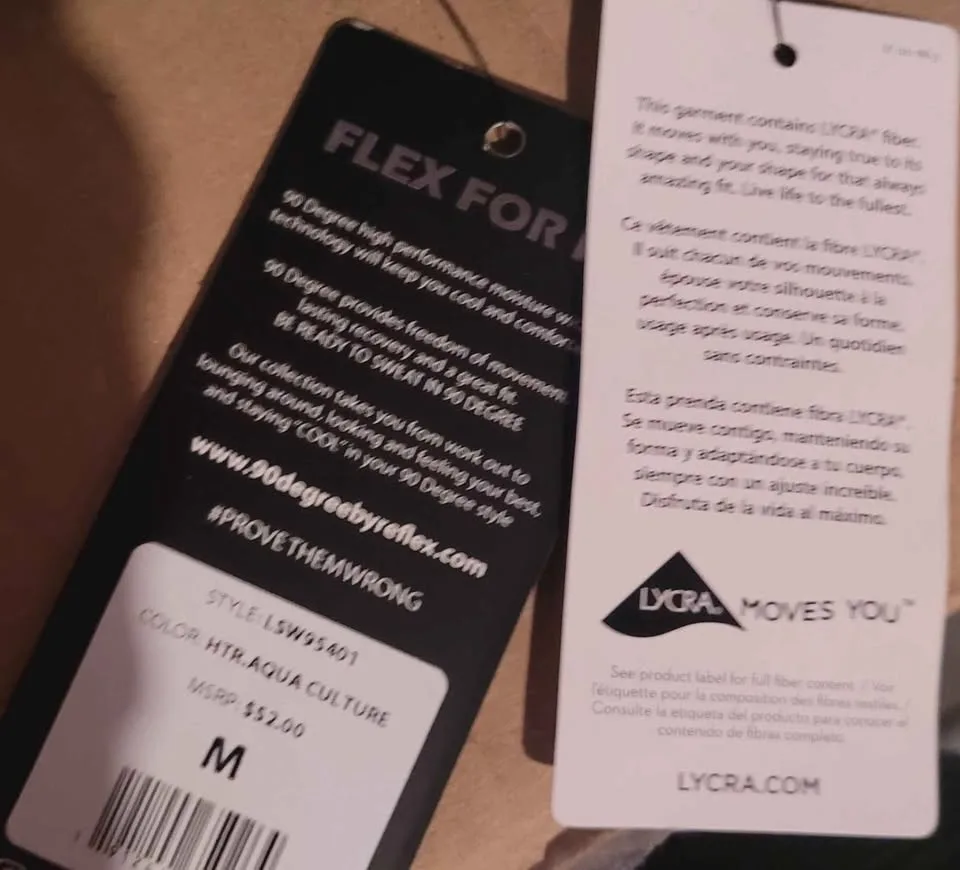 90degrees by Reflex moisture wicking fabric tshirt new image indicator(3)