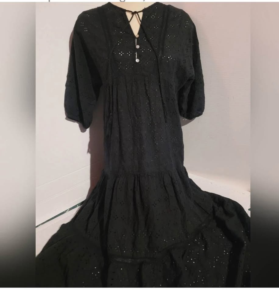 new Cotton Goth Lace Dress + lining dress size XS (2pc item) - photo 2