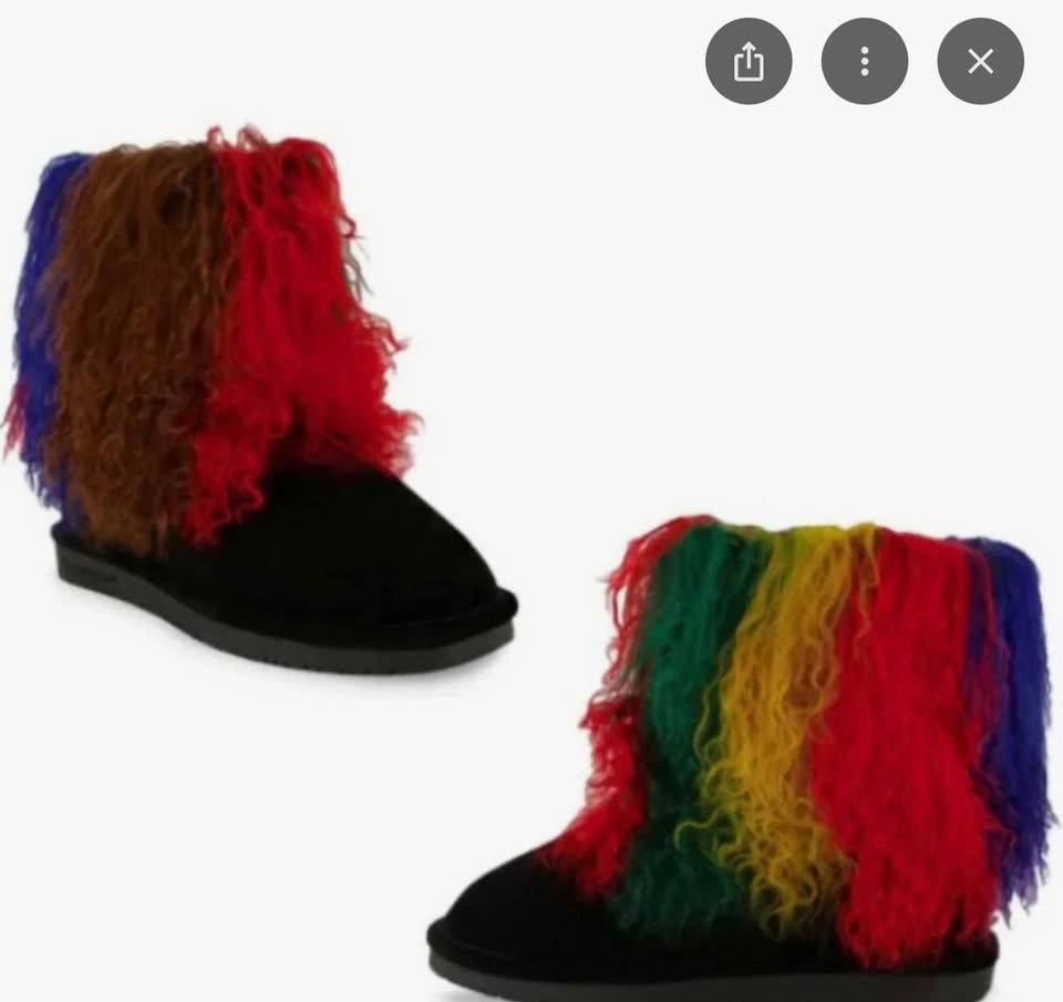 Bearpaw Boo Rasta Boots size 9 - photo 3