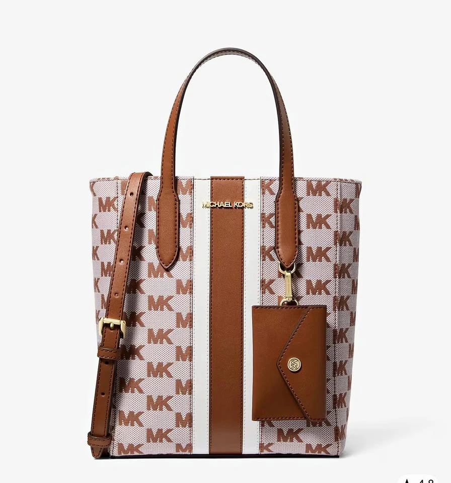 Michael Kors Logo Tote Bag with Pouch