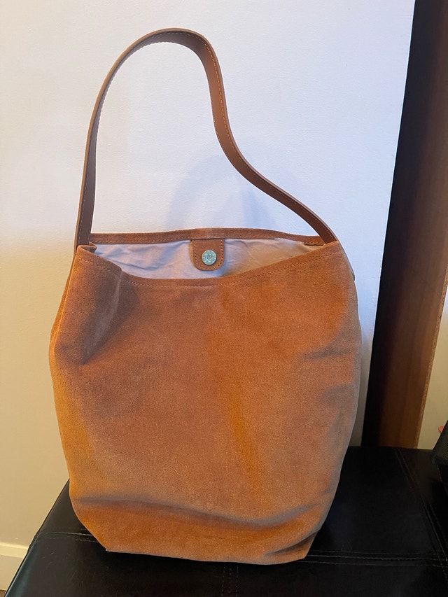 Suede tote bag - NEW