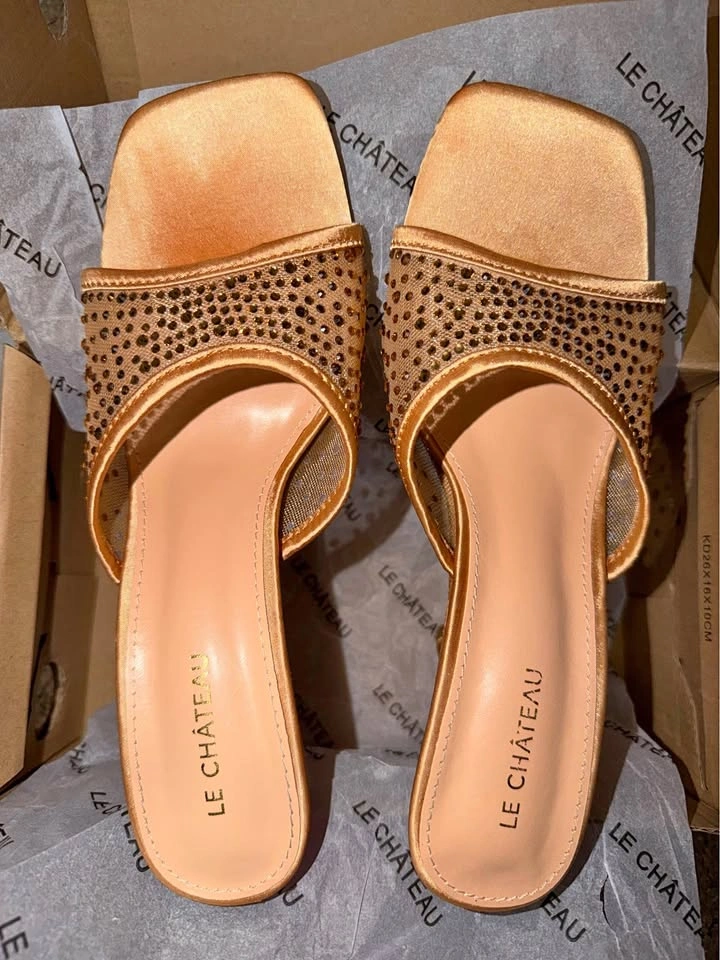 Le Château Heeled Sandals Size 8
