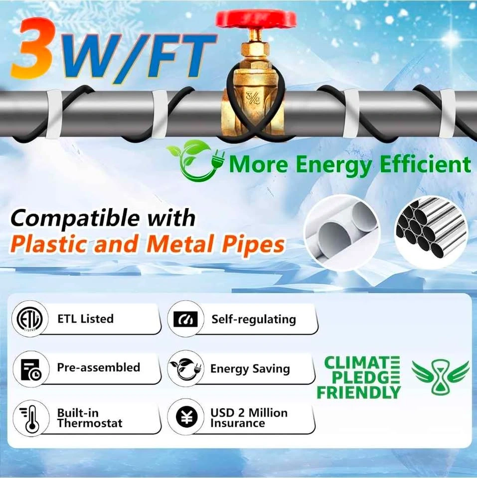 35ft Self-Regulating Heat Cable - photo 2