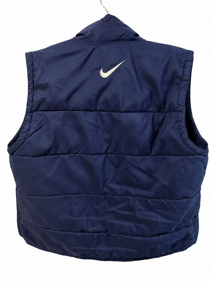 Vintage Nike Puffer Vest – Navy Blue – Fits Medium - photo 2