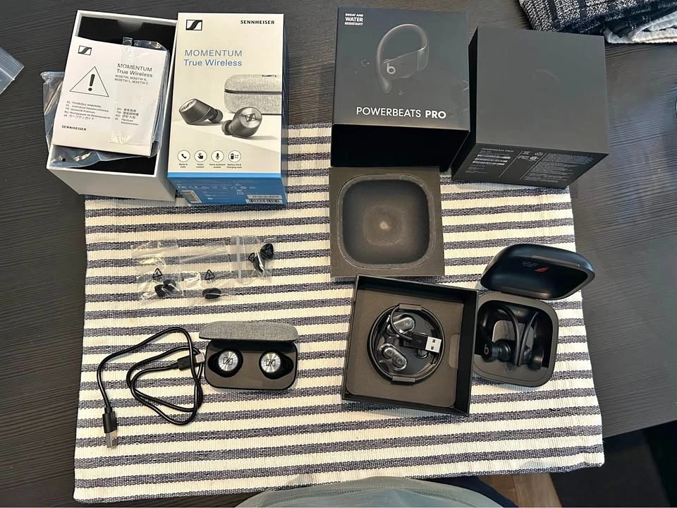 In-Ear Headphones: AirPods, Sennheiser, and Powerbeats Pro