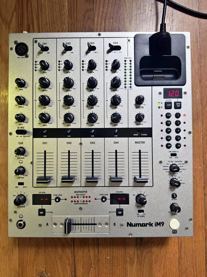 Numark iM9 4-Channel DJ Mixer, Barely Used, $140 OBO