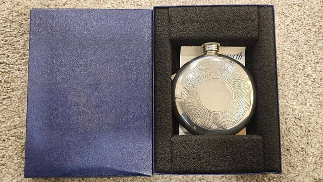 Wentworth Sheffield Pewter Hip Flask