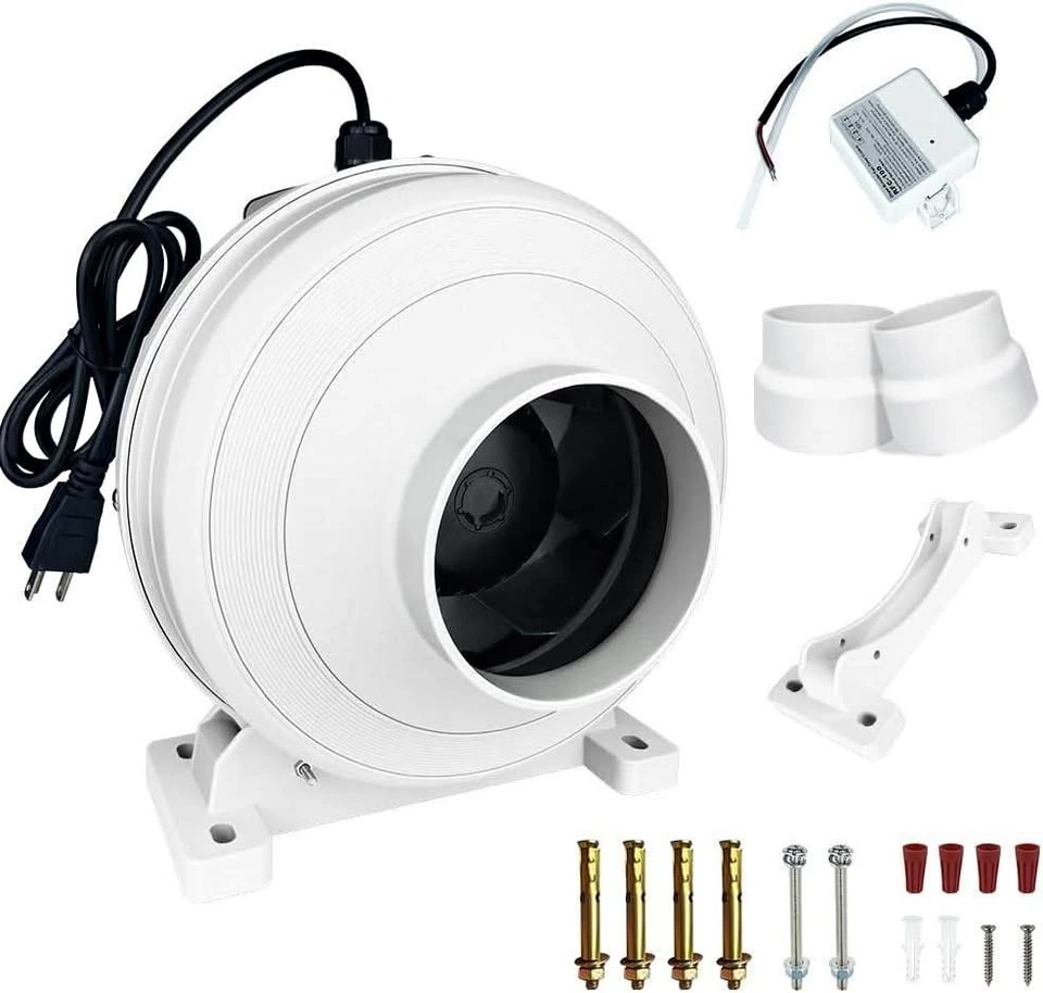 Midcvfrun Dryer Vent Booster Fan 4" Inline Exhaust