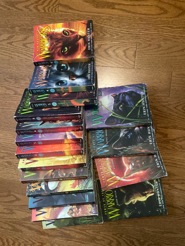Warriors books season 1-3