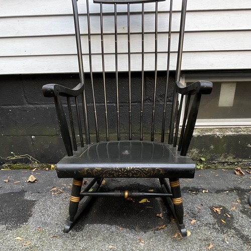 Nichol’s & Stone Boston Rocker Wood High Back Rocking Chair - photo 2