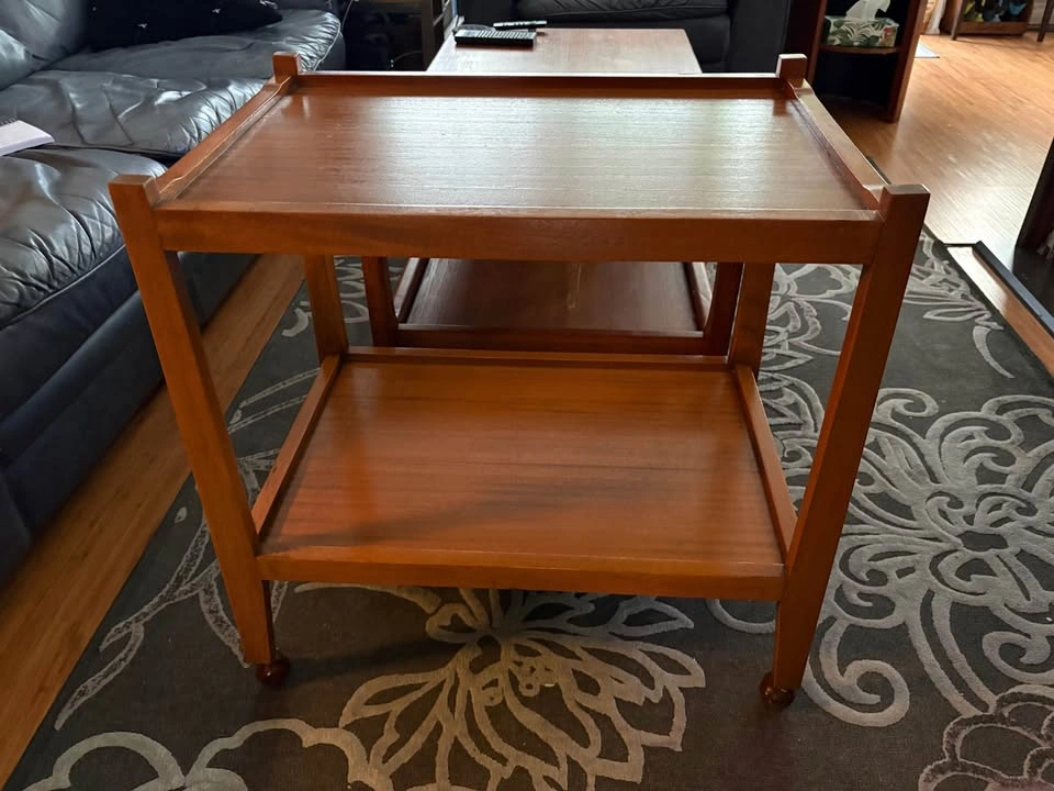 Mid-Century Modern Teak Bar Cart by John Tabraham - photo 3