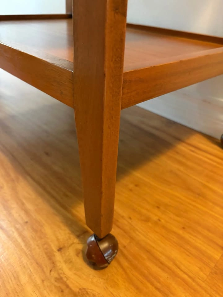 Mid-Century Modern Teak Bar Cart by John Tabraham - photo 4