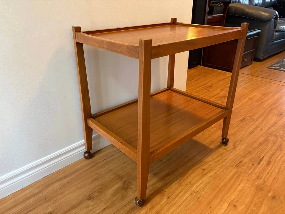 Mid-Century Modern Teak Bar Cart by John Tabraham - photo 5