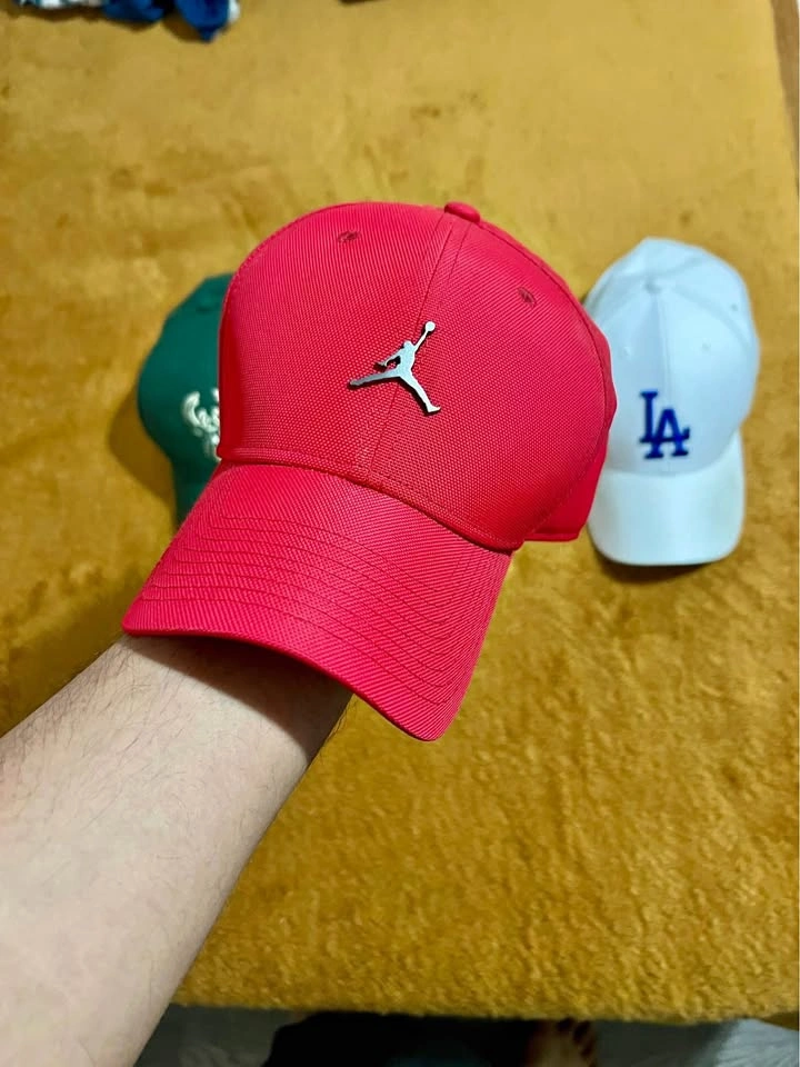 Jordan Rise Structured Metal Jumpman Cap – Red (Great Condition)