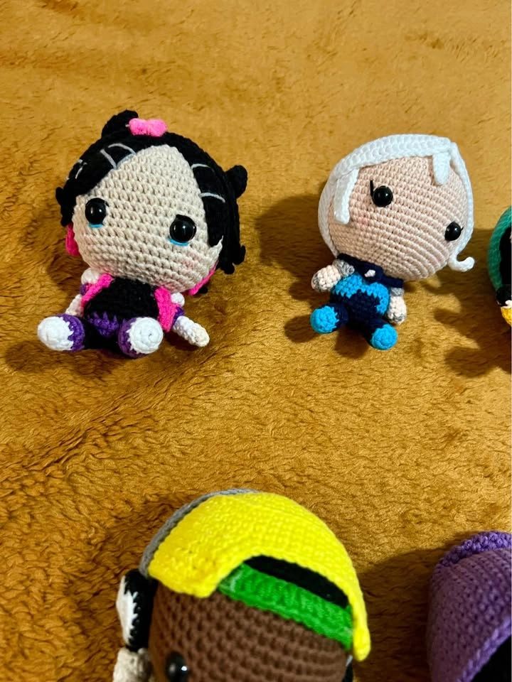 Handmade Crochet Valorant Agent Dolls – Brand New - photo 3