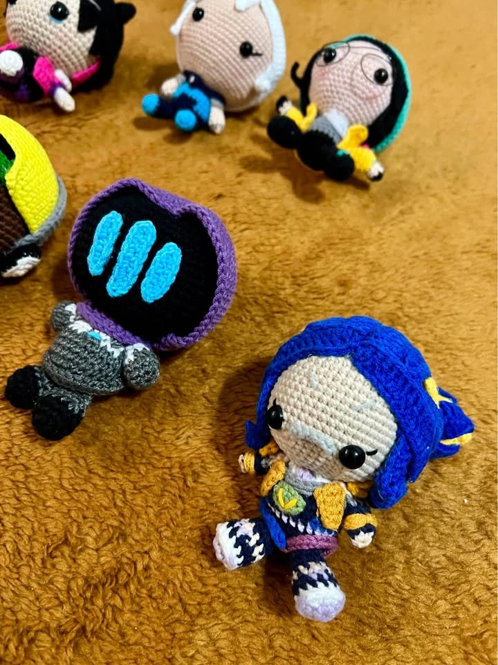 Handmade Crochet Valorant Agent Dolls – Brand New - photo 5