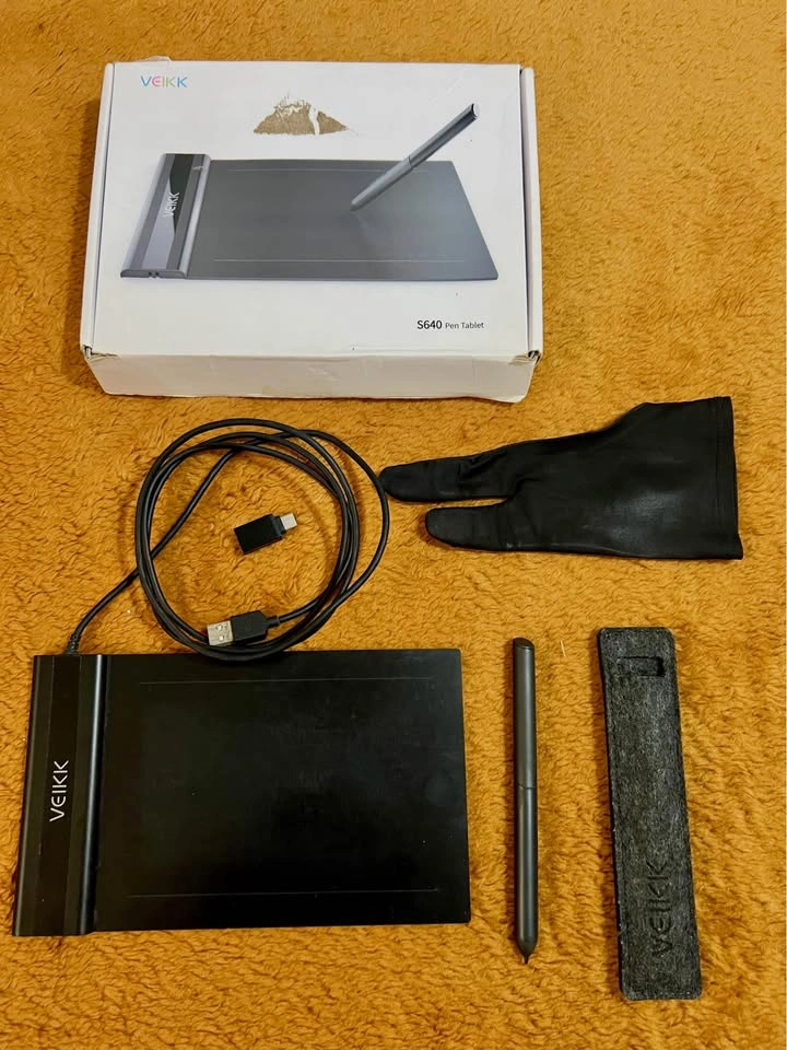 VEIKK S640 Digital Drawing Tablet with Pen – good Condition - photo 2