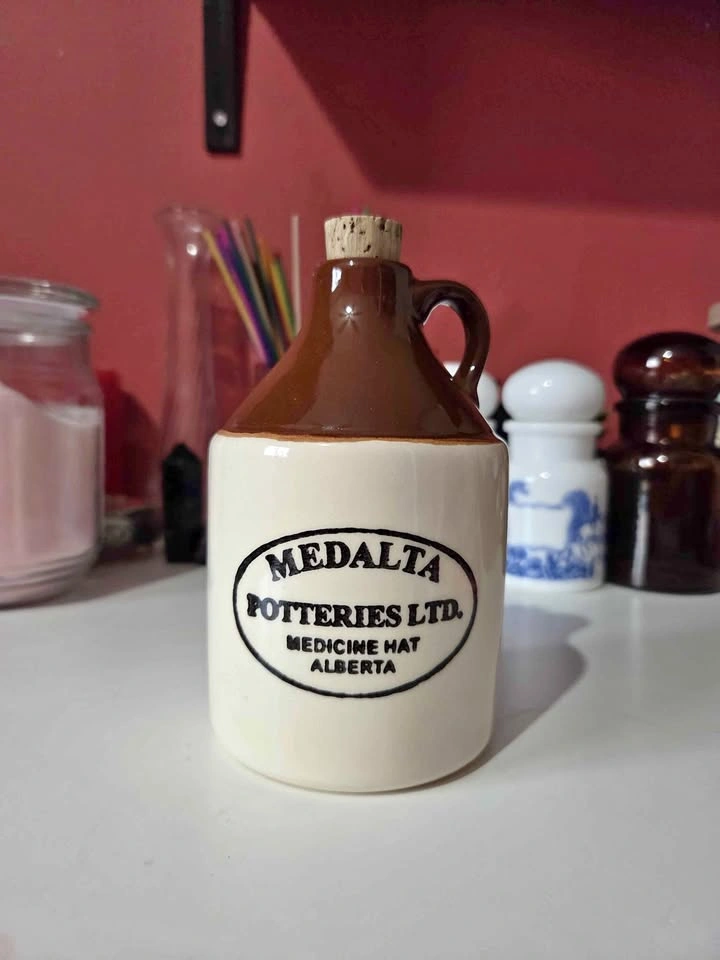 Vintage Medalta Mini Moonshine Jug