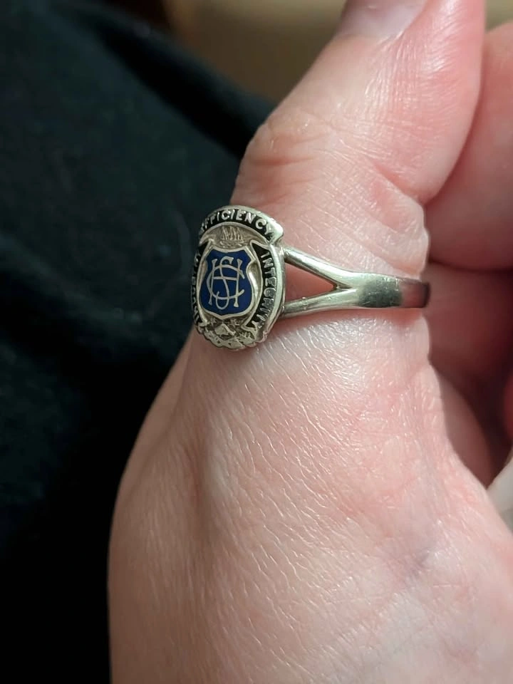 Vintage Hamilton School of Commerce Crest Ring - photo 5