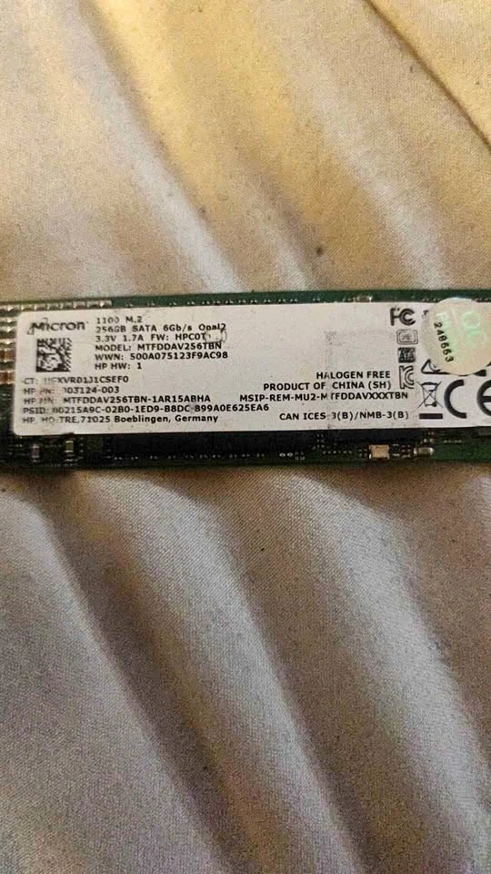 Micron 1100 M.2 256GB SATA 6Gb/s SSD