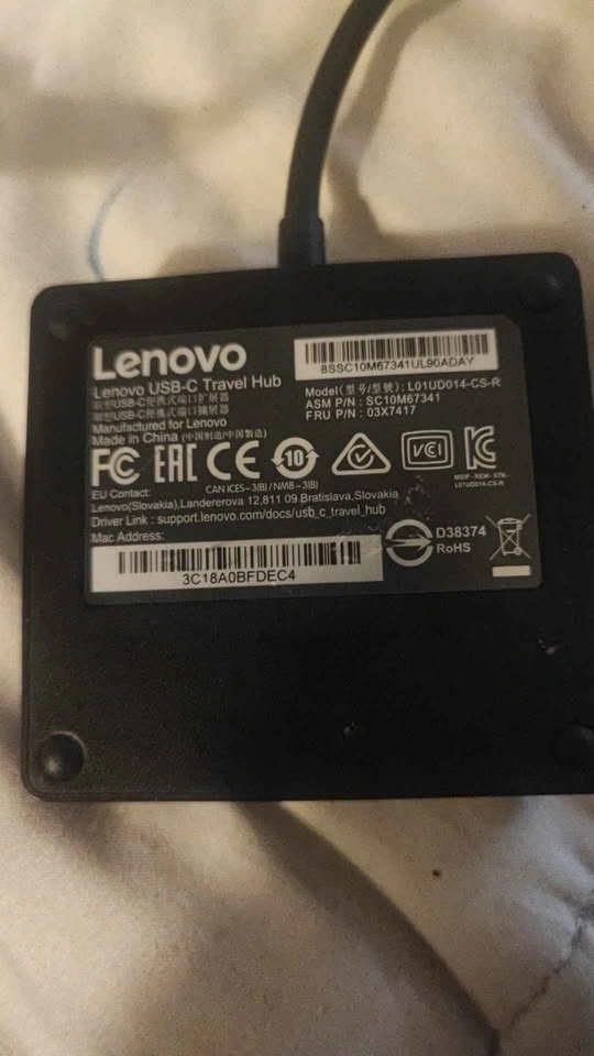 Lenovo USB-C Travel Hub - photo 3