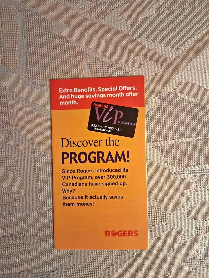 Vintage 1999 Rogers Telecommunications Brochure Ephemera