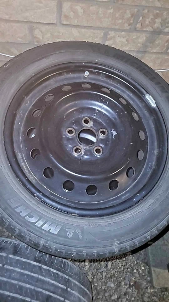 Michelin Primacy Tires 205/55R16 on Steel Rims