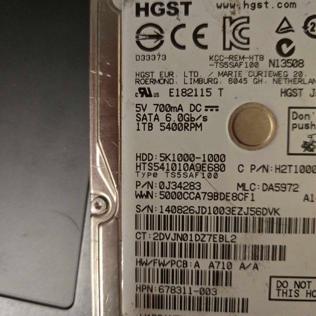 Sata Hard drive for laptop - photo 2