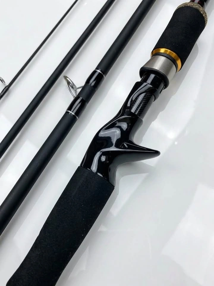 BRAND NEW 9ft 4-Piece Travel Baitcasting Fishing Rod - photo 3
