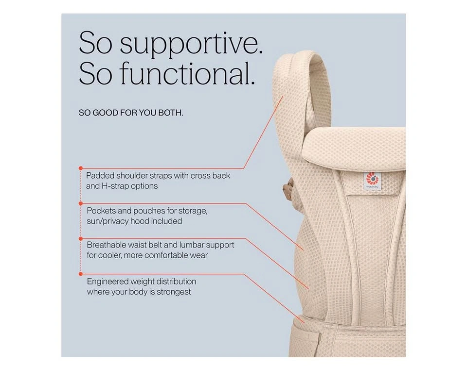 New! Ergobaby Omni Deluxe Baby Carrier - photo 5