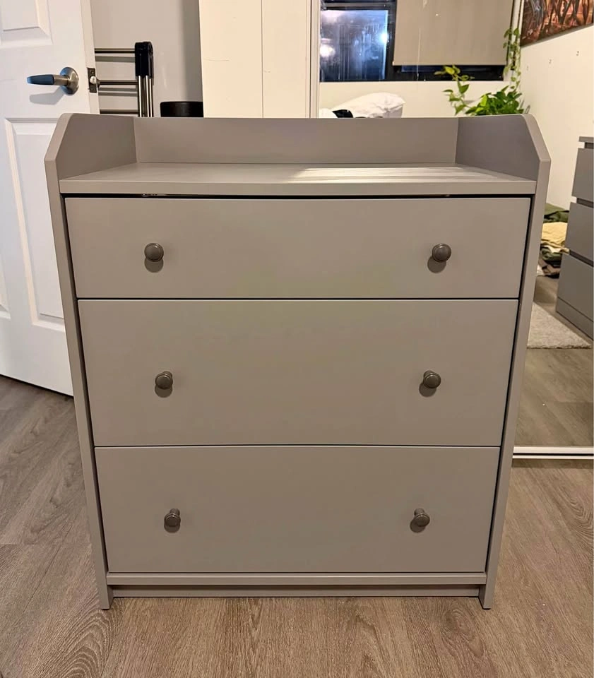 IKEA HAUGA 3-Drawer Chest - Set of 2
