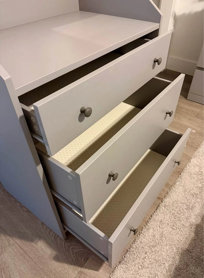 IKEA HAUGA 3-Drawer Chest - Set of 2 - photo 3