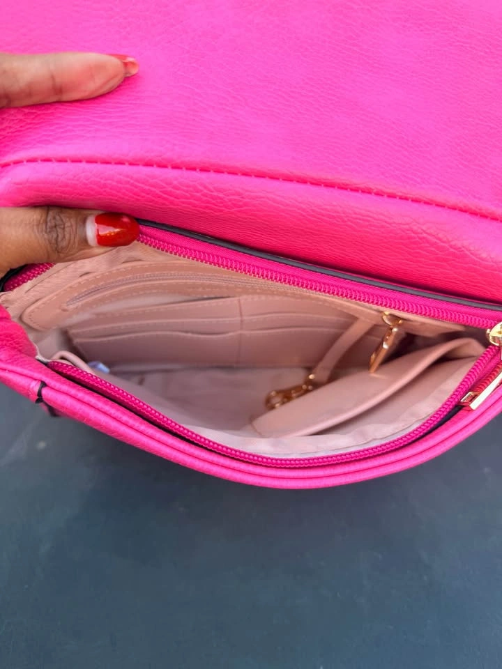 Poppy & Peonies Pink Crossbody Bag - photo 5