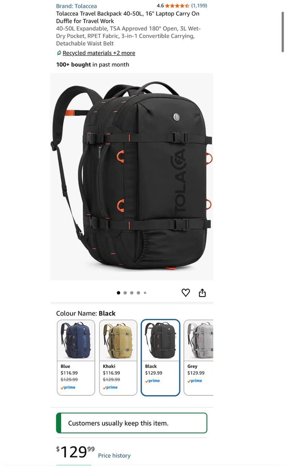 New! Tolaccea Travel Backpack - photo 2