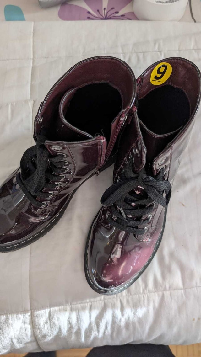 Patent Combat Boots
