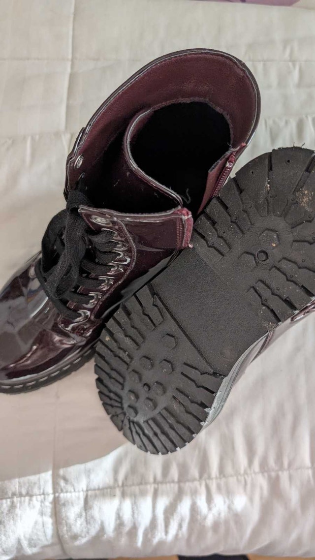 Patent Combat Boots - photo 2