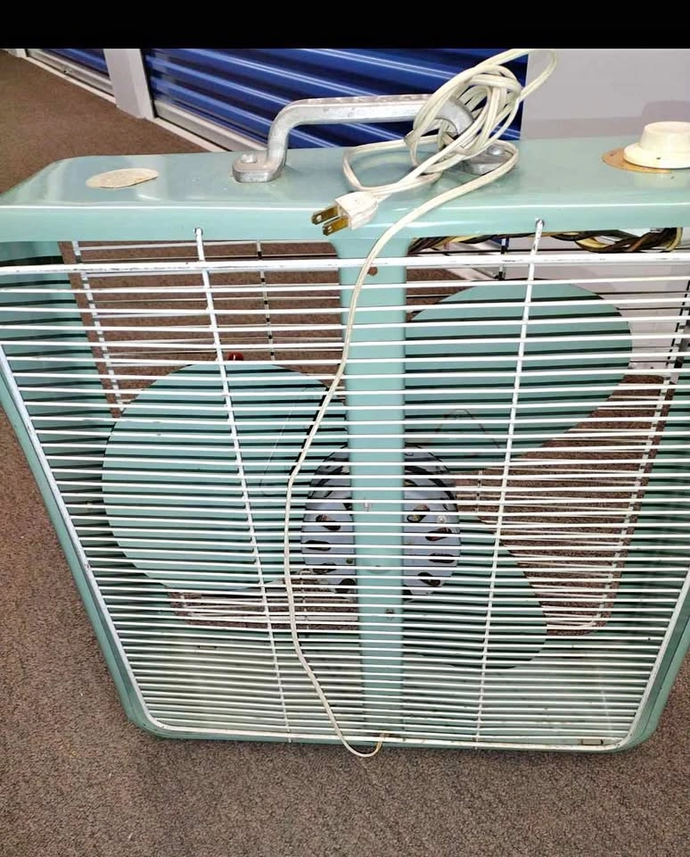 Vintage Mid Century All Metal 20" Box Fan - Lasko