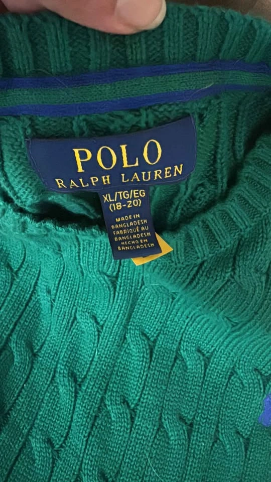 Polo Ralph Lauren Cable-Knit Sweaters (Green & Navy Blue) - photo 3