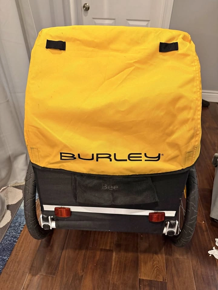 Burley Bee Bike Trailer - Single (Yellow)