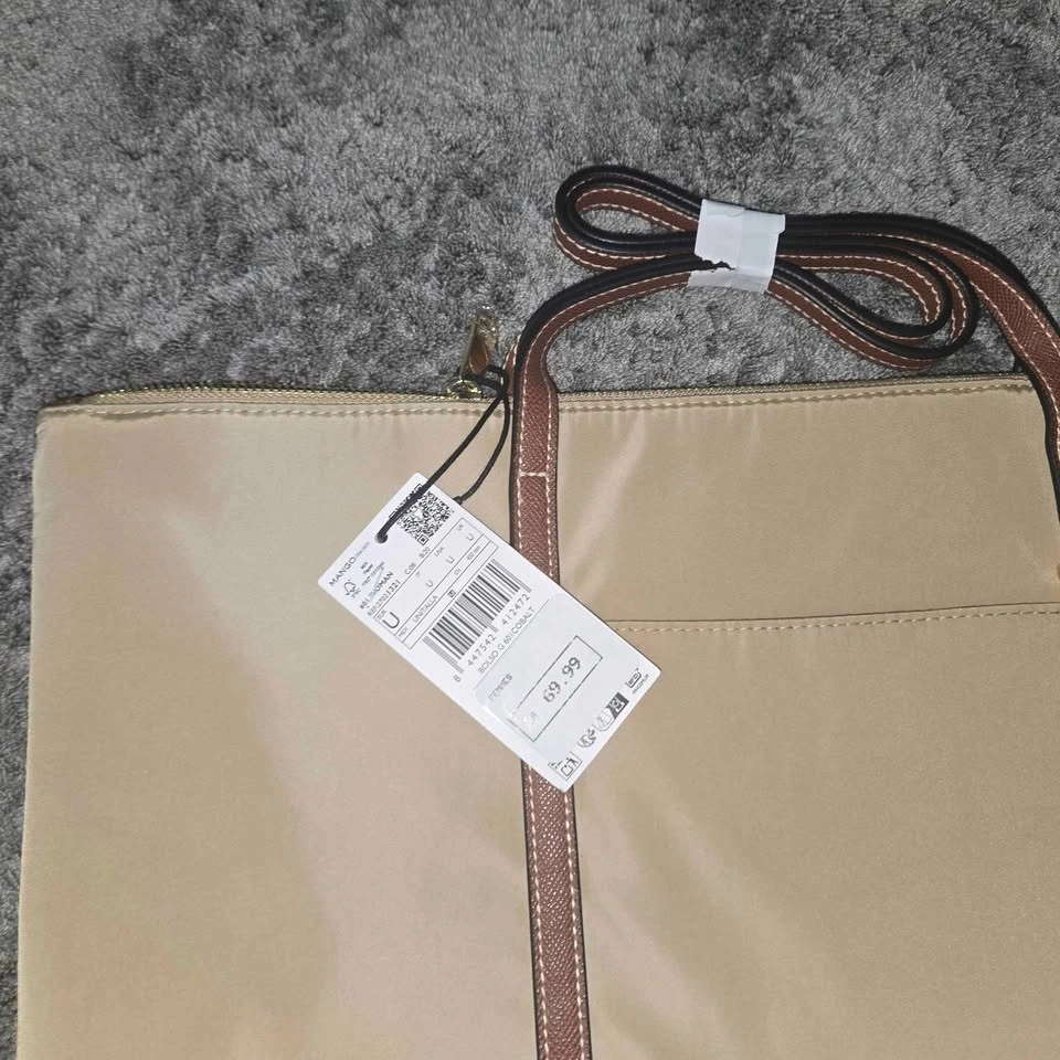 Mango Beige Tote Bag for Women | Brand New with Tags | Fits Lapt - photo 2